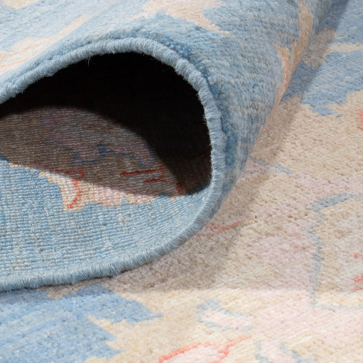 Ziegler Teppich - Ariana - 359 x 282 cm - seeblau