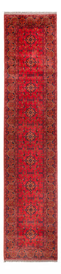 Läufer Afghan - Kunduz - 395 x 80 cm - rot