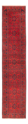 Läufer Afghan - Kunduz - 390 x 80 cm - rot