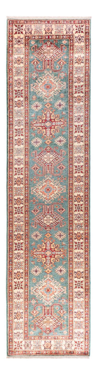 Läufer Ziegler - Kazak - 326 x 80 cm - türkis