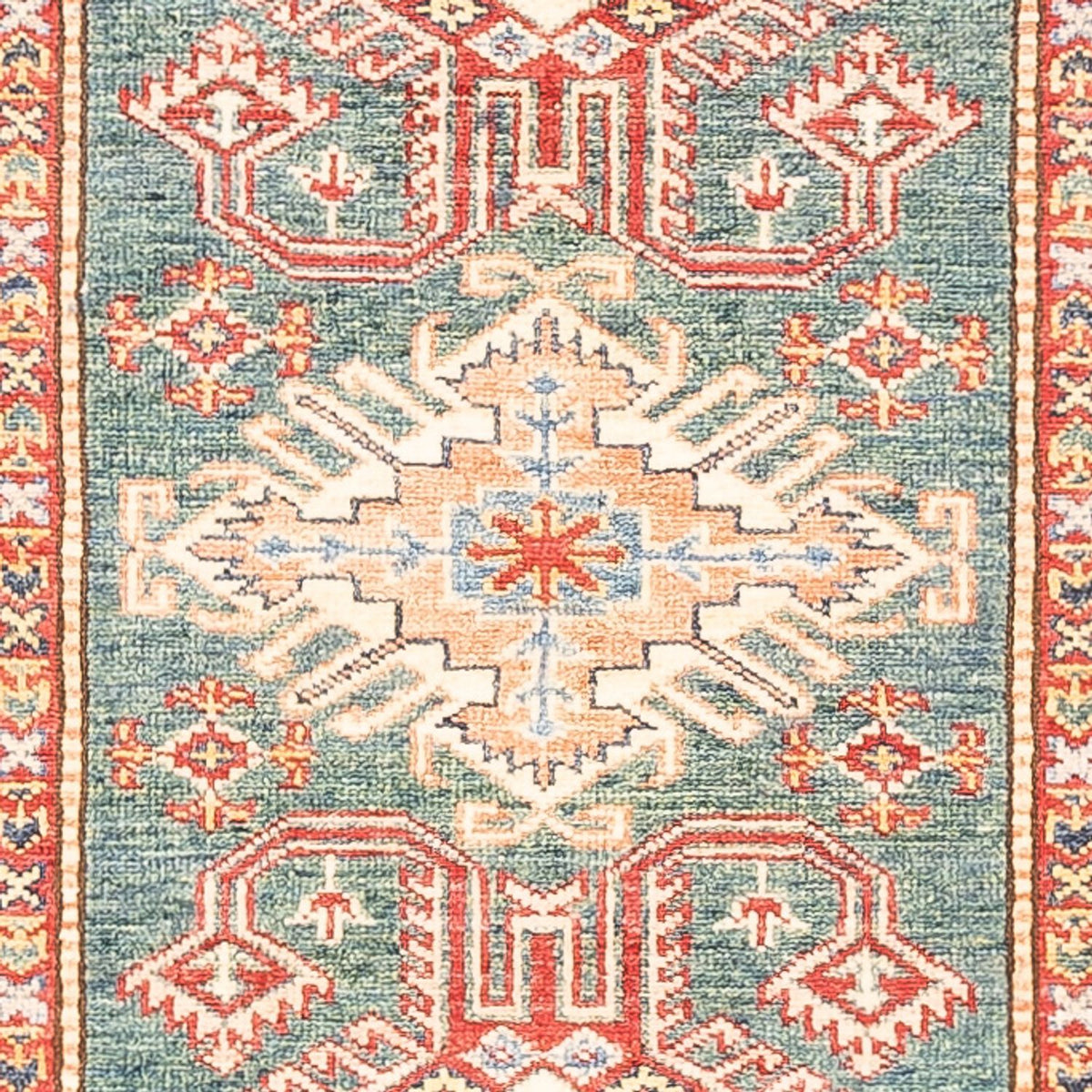 Läufer Ziegler - Kazak - 298 x 82 cm - mehrfarbig