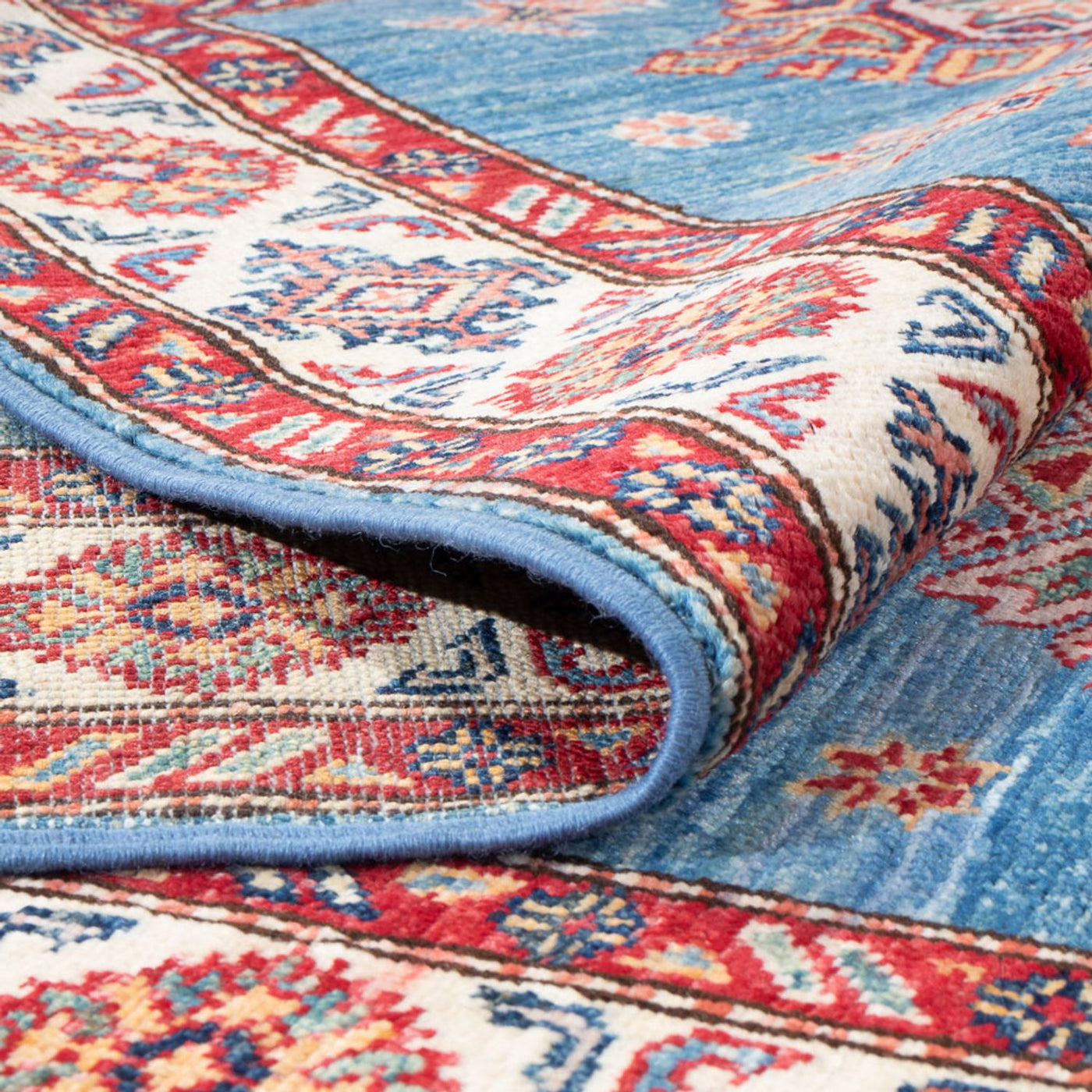 Läufer Ziegler - Kazak - 305 x 79 cm - blau