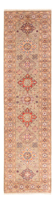 Läufer Ziegler - Kazak - 293 x 76 cm - dunkelbeige