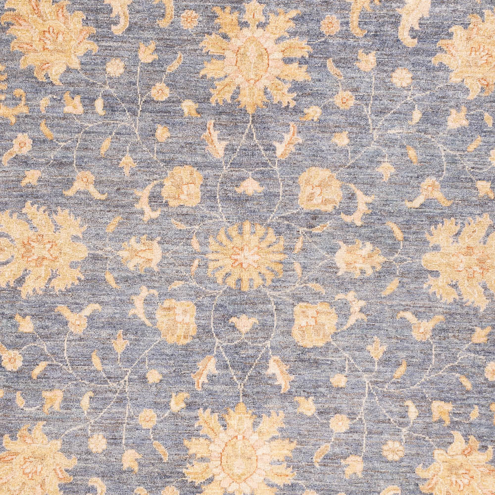 Ziegler Teppich rund  - 247 x 248 cm - petrolblau