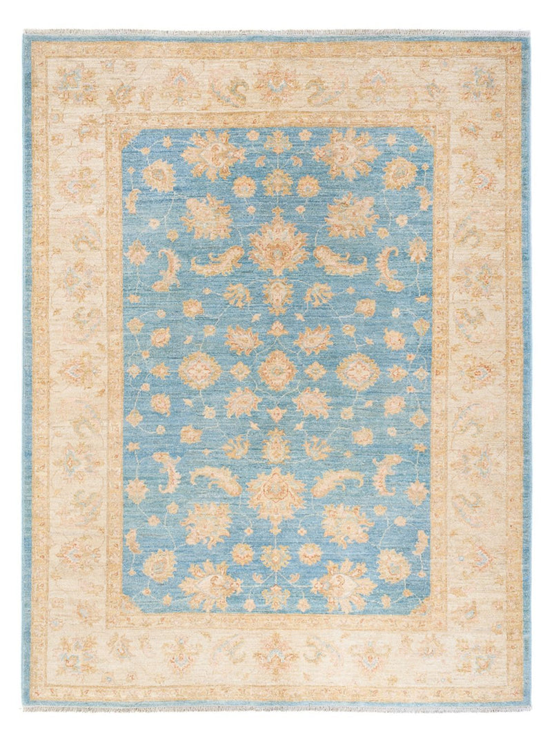 Ziegler Teppich - 236 x 176 cm - blau