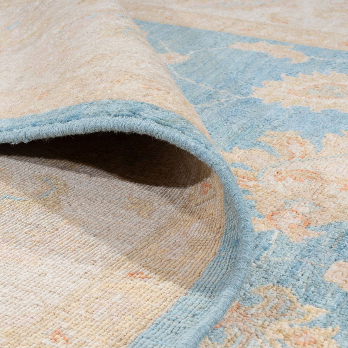 Ziegler Teppich - 236 x 176 cm - blau