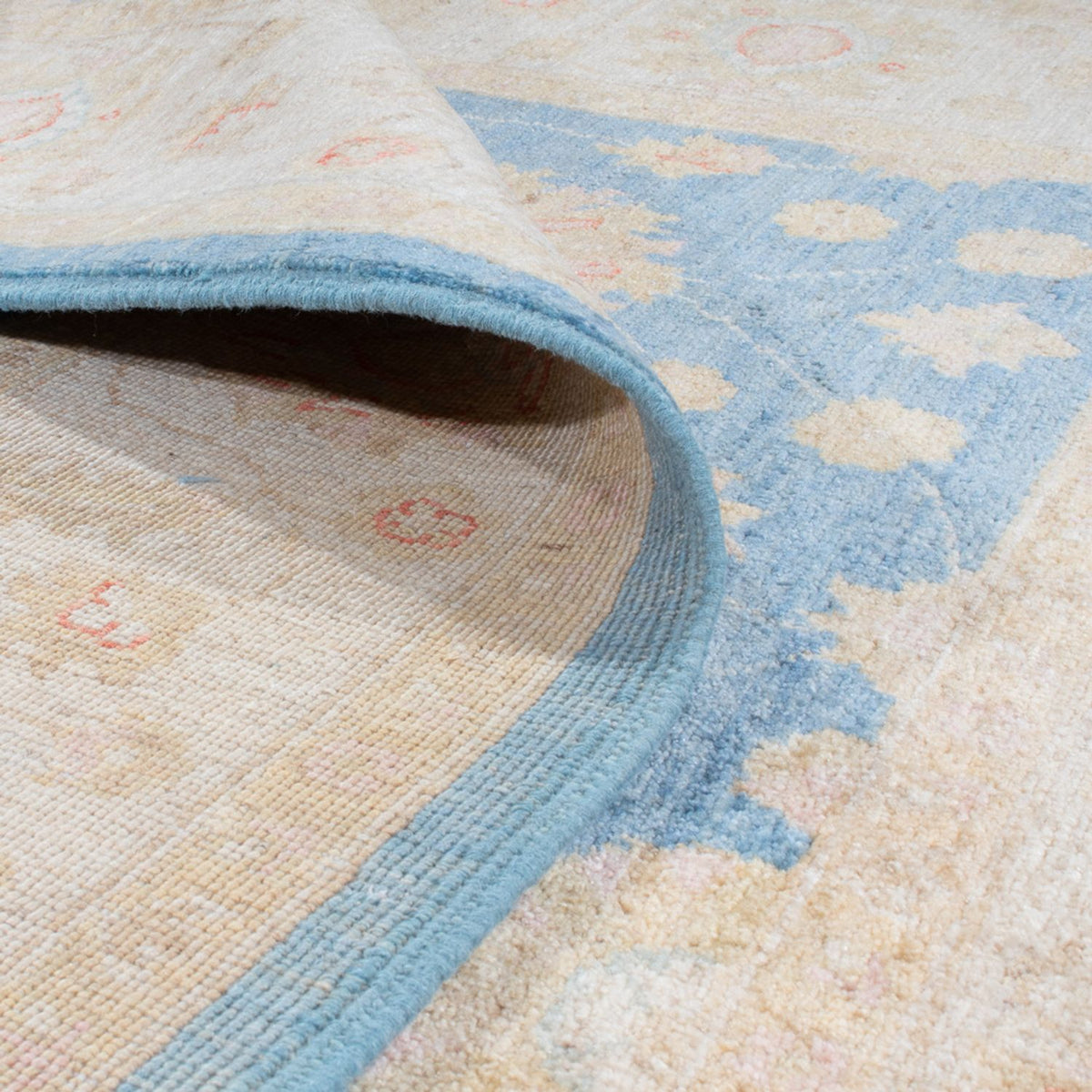 Ziegler Teppich - 238 x 169 cm - blau