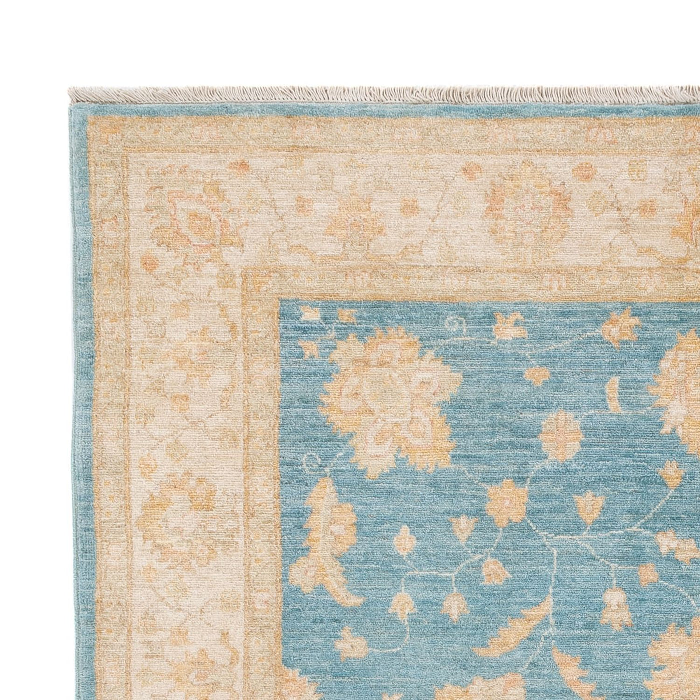 Ziegler Teppich - 243 x 173 cm - blau