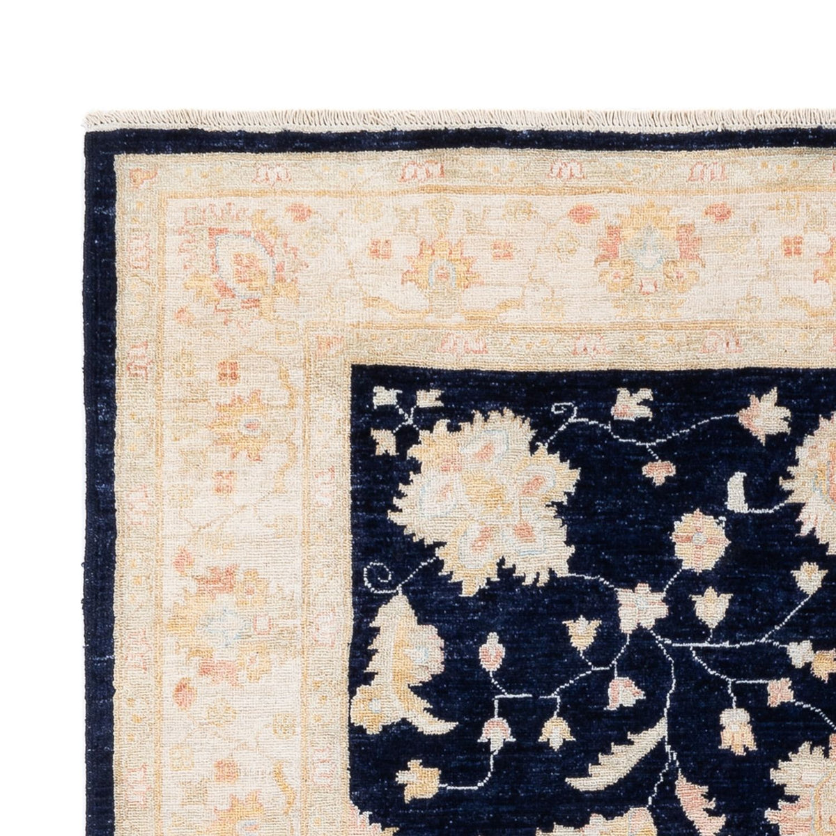 Ziegler Teppich - 239 x 170 cm - schwarz