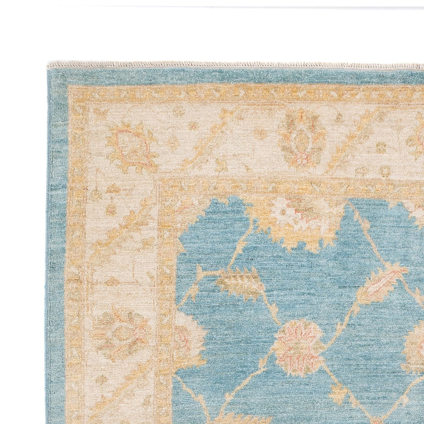Ziegler Teppich - 247 x 171 cm - hellblau