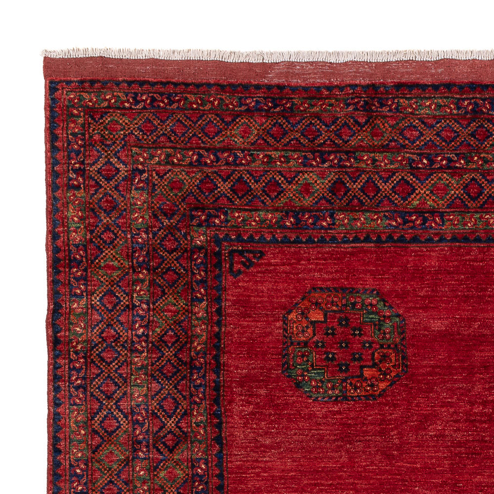 Afghan Teppich - Kunduz - 312 x 258 cm - rot