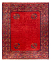 Afghan Teppich - 297 x 256 cm - rot