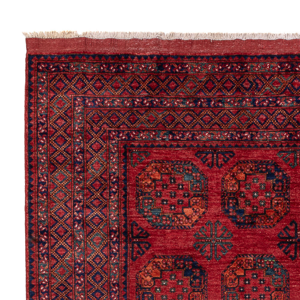 Afghan Teppich - Kunduz - 306 x 255 cm - rot