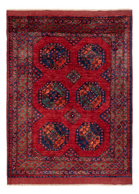 Afghan Teppich - Kunduz - 199 x 149 cm - rot