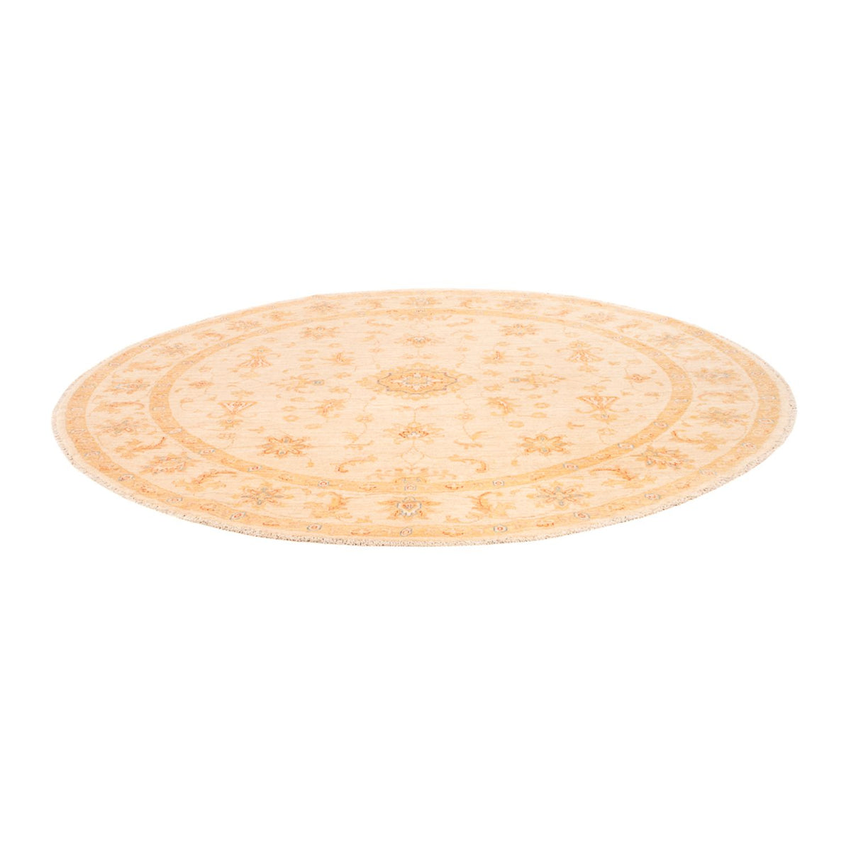 Ziegler Teppich rund  - 202 x 200 cm - beige