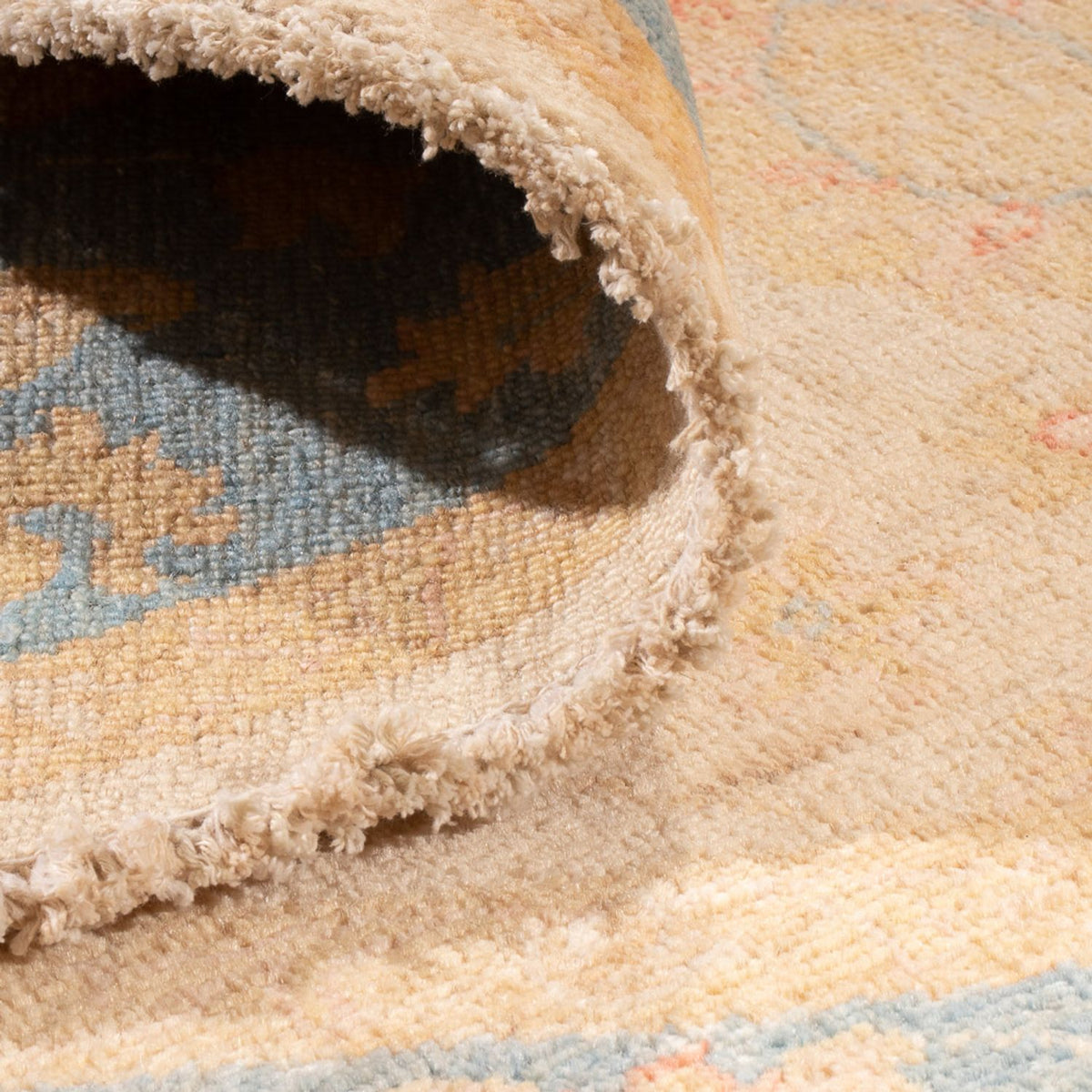 Ziegler Teppich rund  - 149 x 147 cm - beige