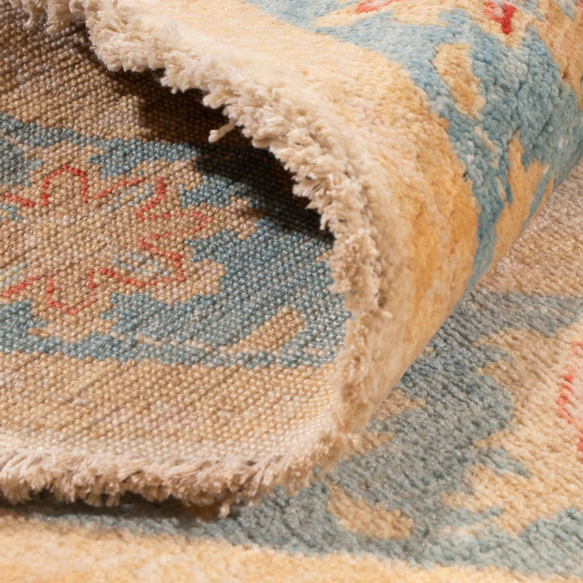 Ziegler Teppich rund  - 148 x 147 cm - beige