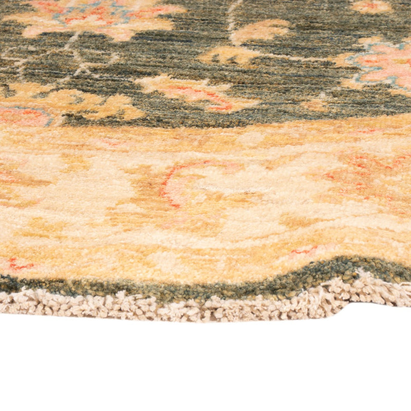 Ziegler Teppich rund  - 154 x 150 cm - grün