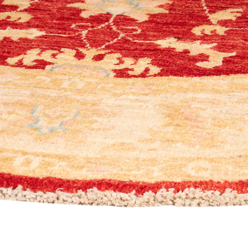 Ziegler Teppich rund  - 153 x 150 cm - rot