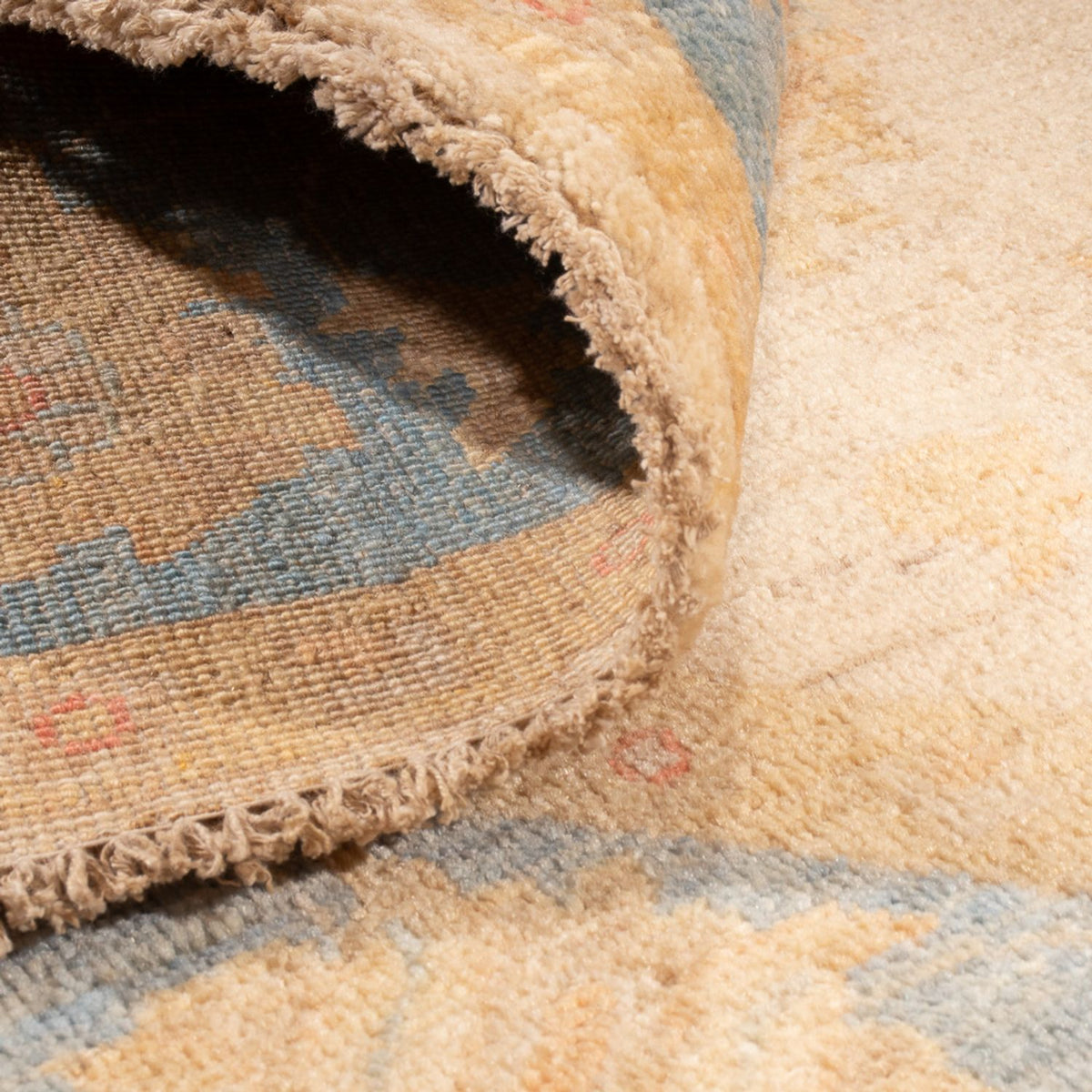 Ziegler Teppich rund  - 199 x 194 cm - beige