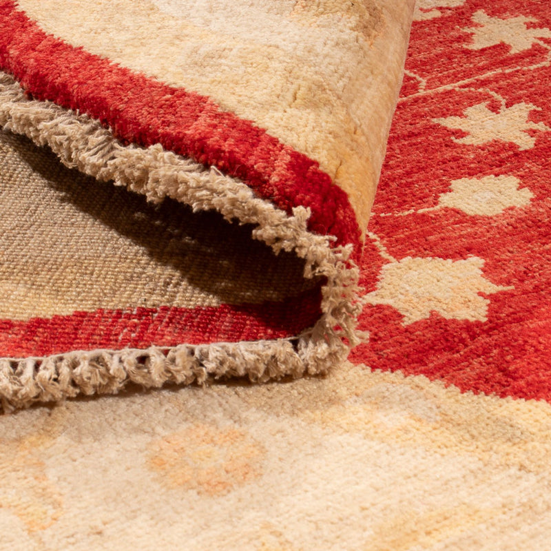 Ziegler Teppich rund  - 200 x 194 cm - rot