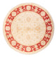 Ziegler Teppich rund  - 200 x 178 cm - beige
