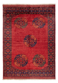 Afghan Teppich - Kunduz - 215 x 156 cm - rot