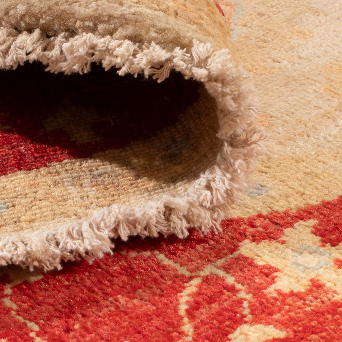 Ziegler Teppich rund  - 153 x 151 cm - beige