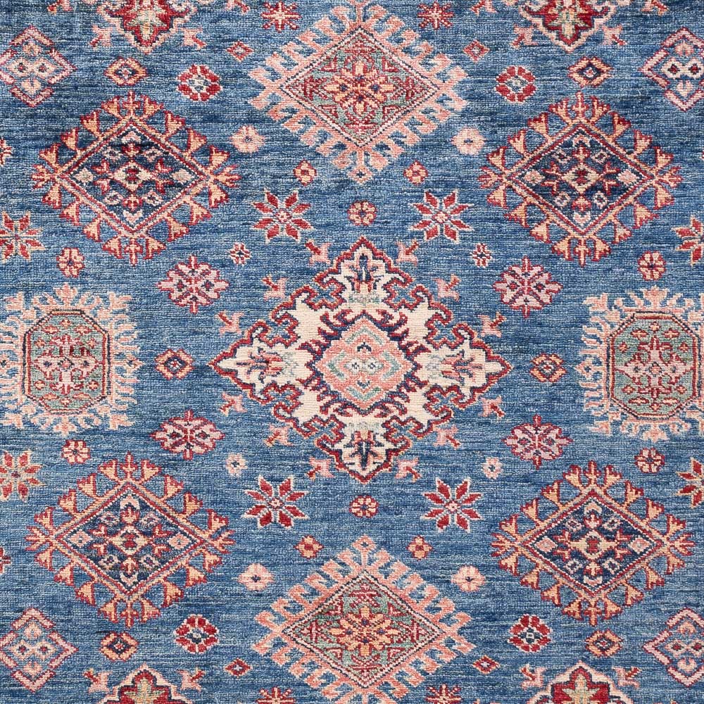 Ziegler Teppich - Kazak - 204 x 146 cm - blau