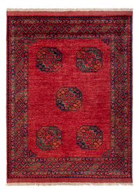 Afghan Teppich - Kunduz - 198 x 154 cm - rot