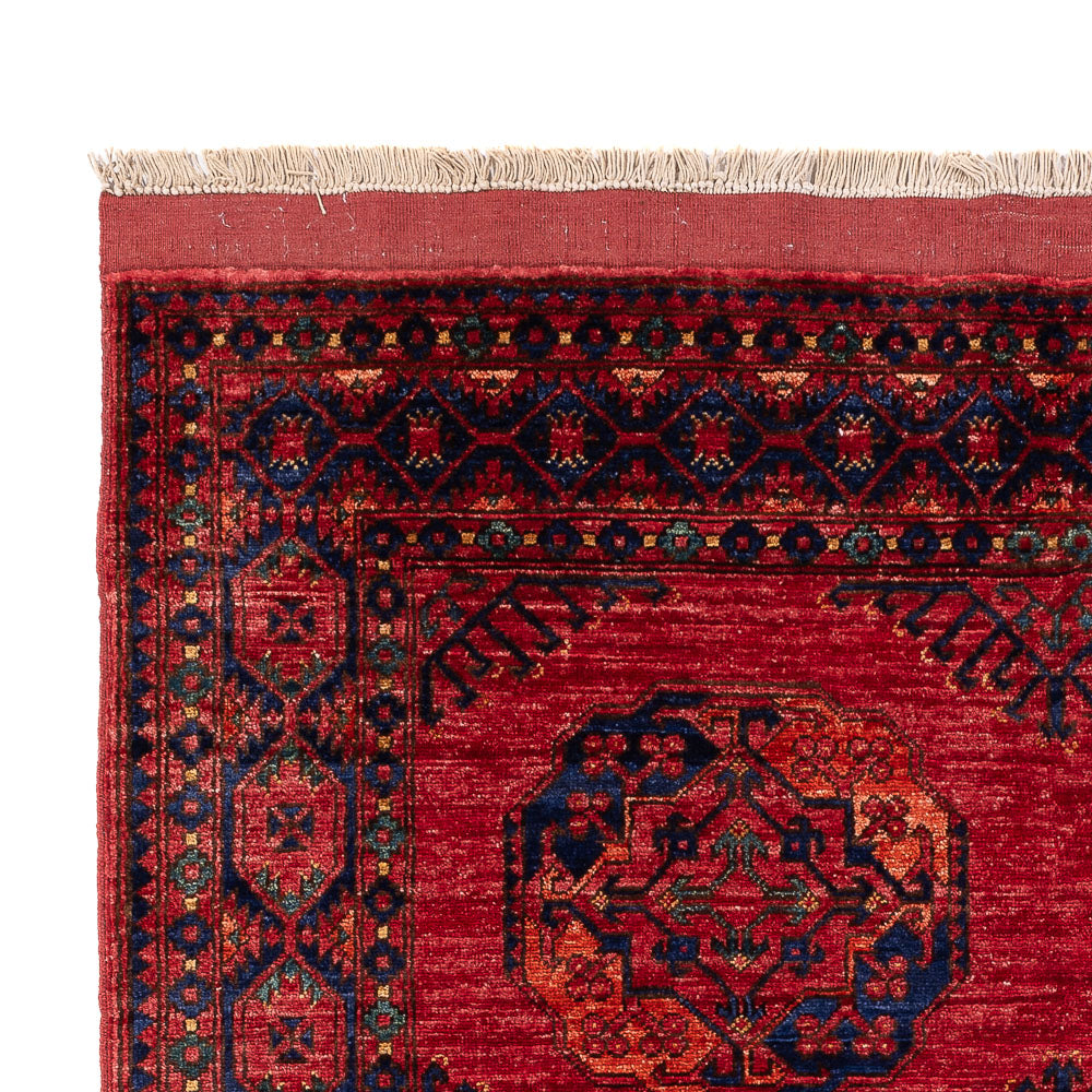 Afghan Teppich - Kunduz - 205 x 153 cm - rot