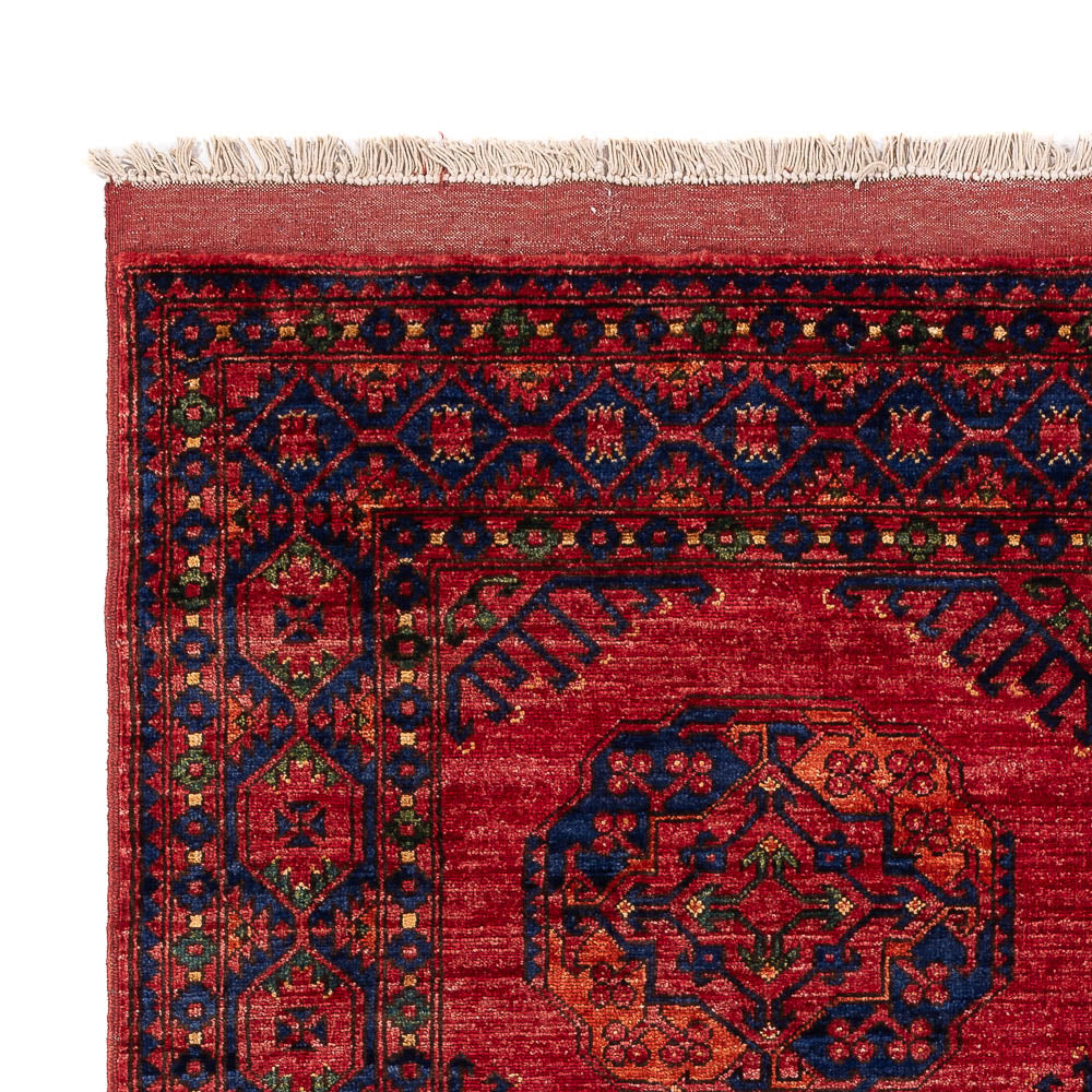 Afghan Teppich - Kunduz - 204 x 151 cm - rot