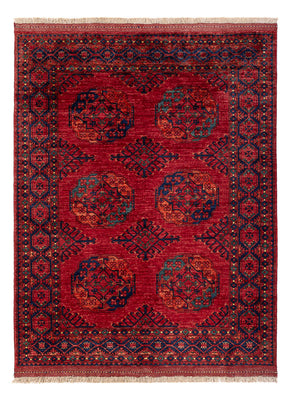 Afghan Teppich - Kunduz - 200 x 155 cm - rot