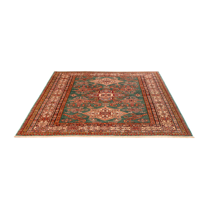 Ziegler Teppich - Kazak - 193 x 150 cm - grün