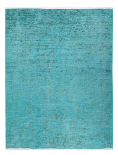 Ziegler Teppich - Modern - Vintage / Colored - 148 x 193 cm - türkis