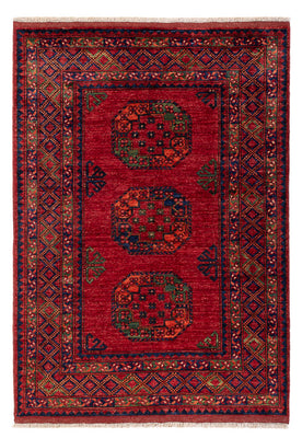 Afghan Teppich - 179 x 123 cm - rot