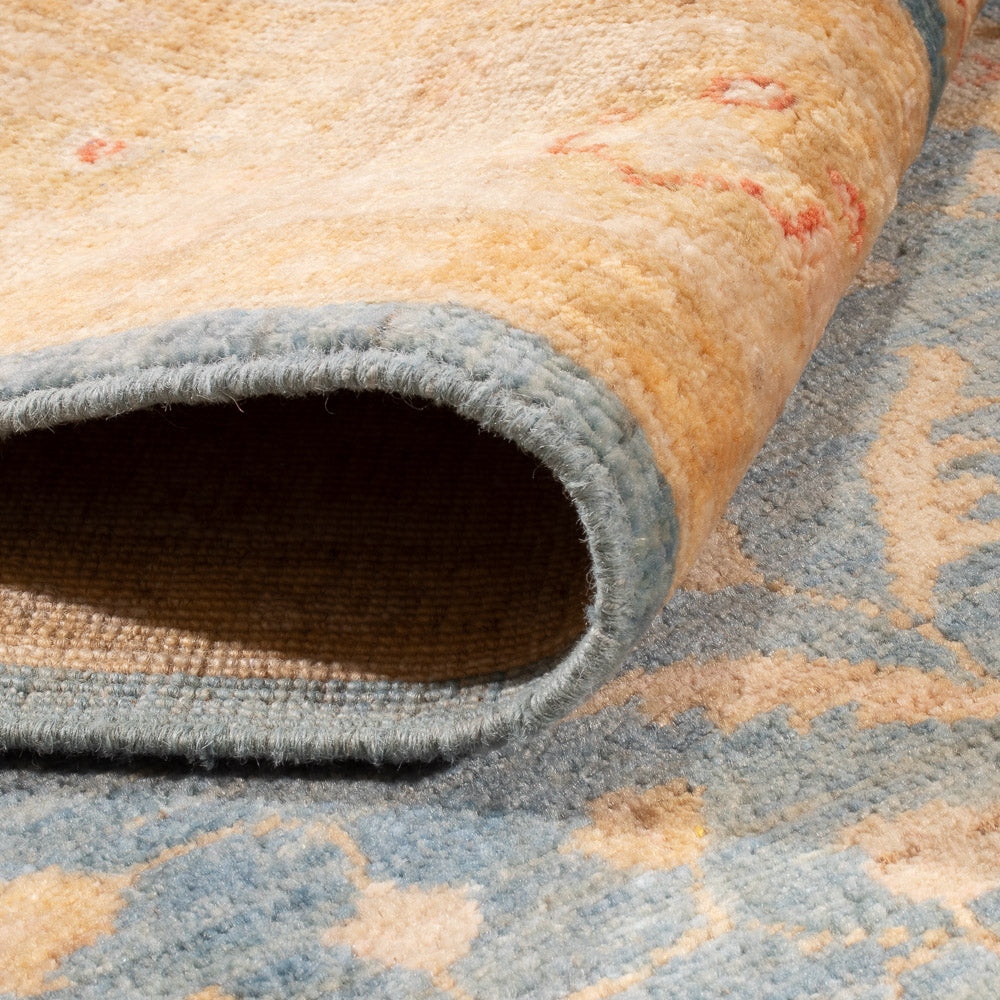 Ziegler Teppich - 180 x 122 cm - blau