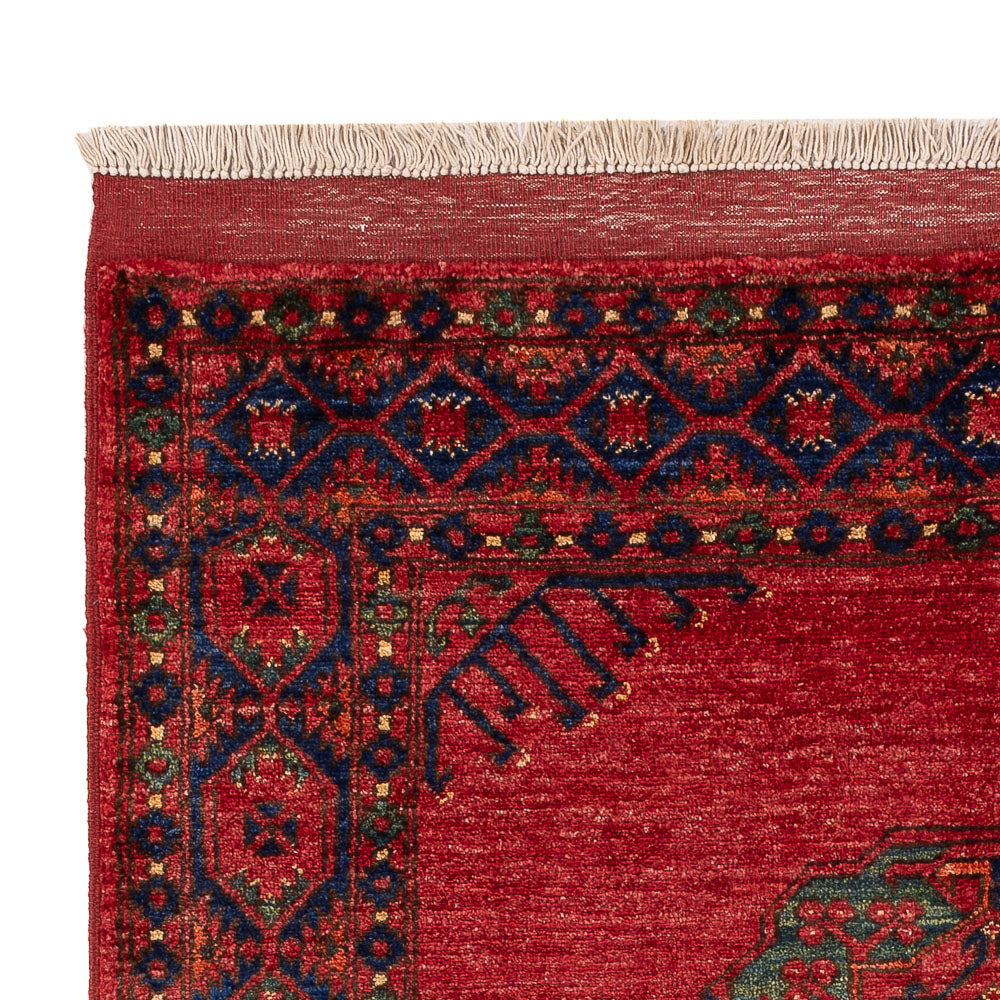 Afghan Teppich - 183 x 125 cm - rot