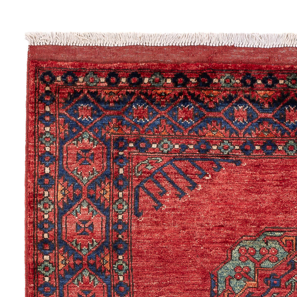 Afghan Teppich - 182 x 125 cm - rot