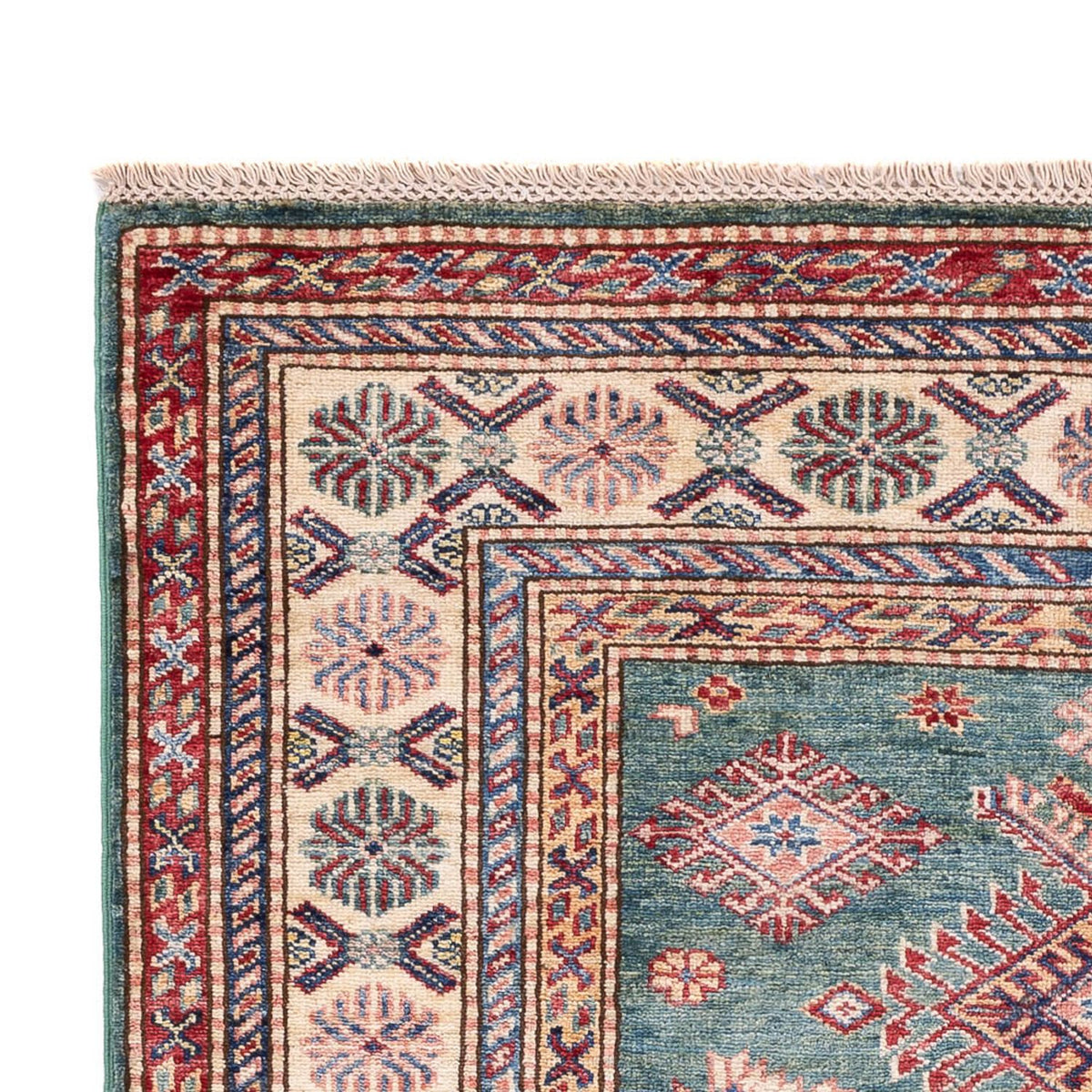 Ziegler Teppich - Kazak - Royal - 174 x 118 cm - seeblau