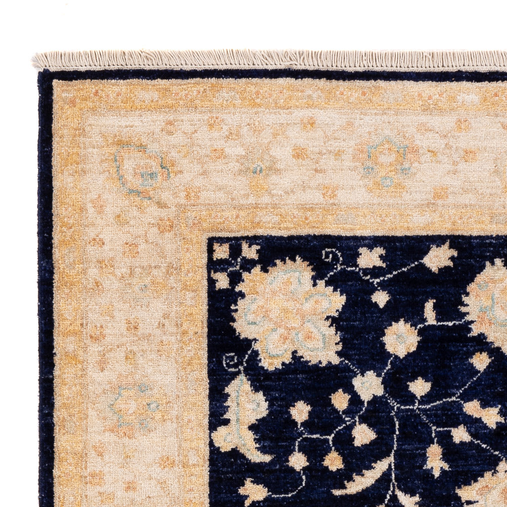 Ziegler Teppich - 174 x 120 cm - schwarz