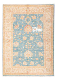 Ziegler Teppich - 175 x 124 cm - seeblau