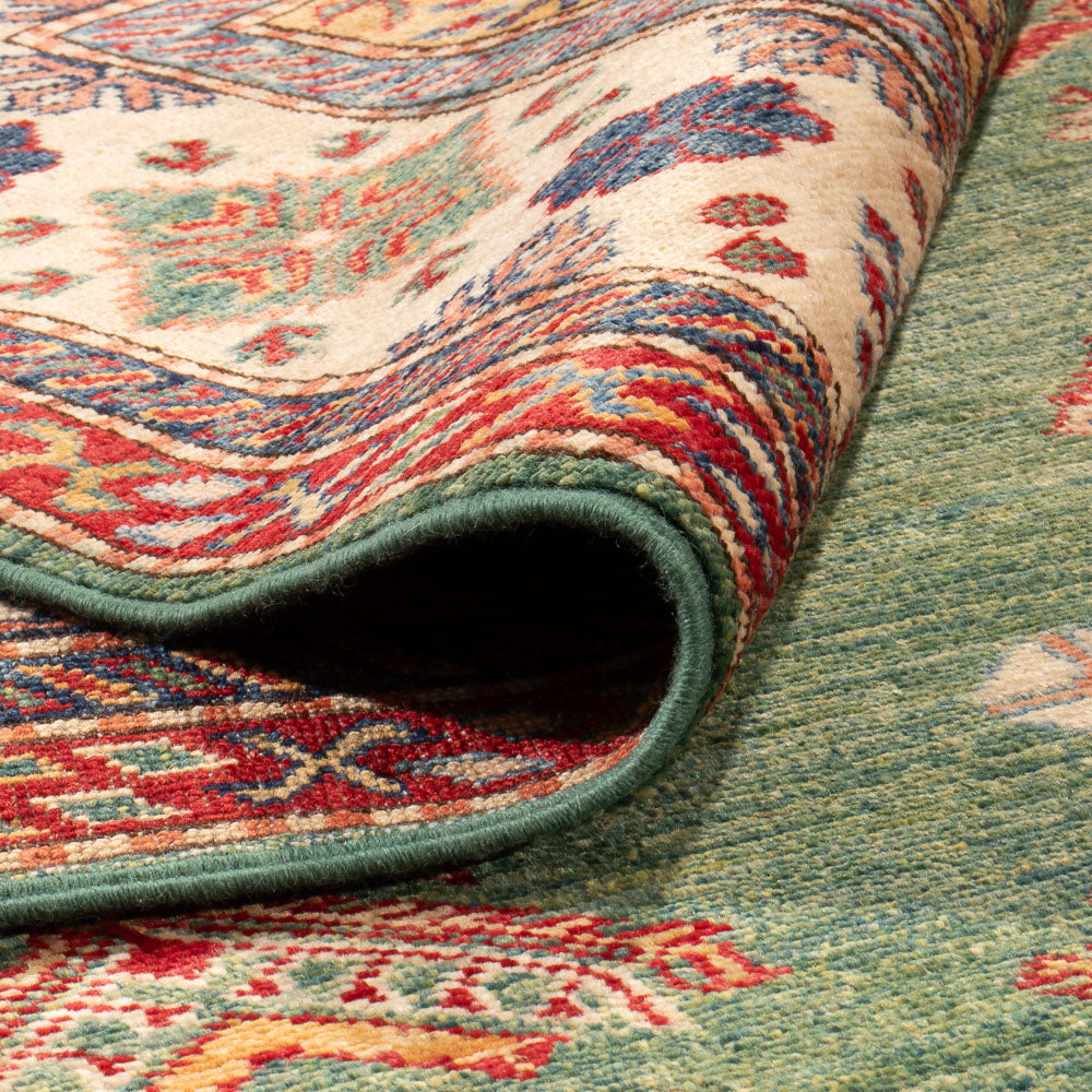 Ziegler Teppich - Kazak - 296 x 201 cm - hellgrün