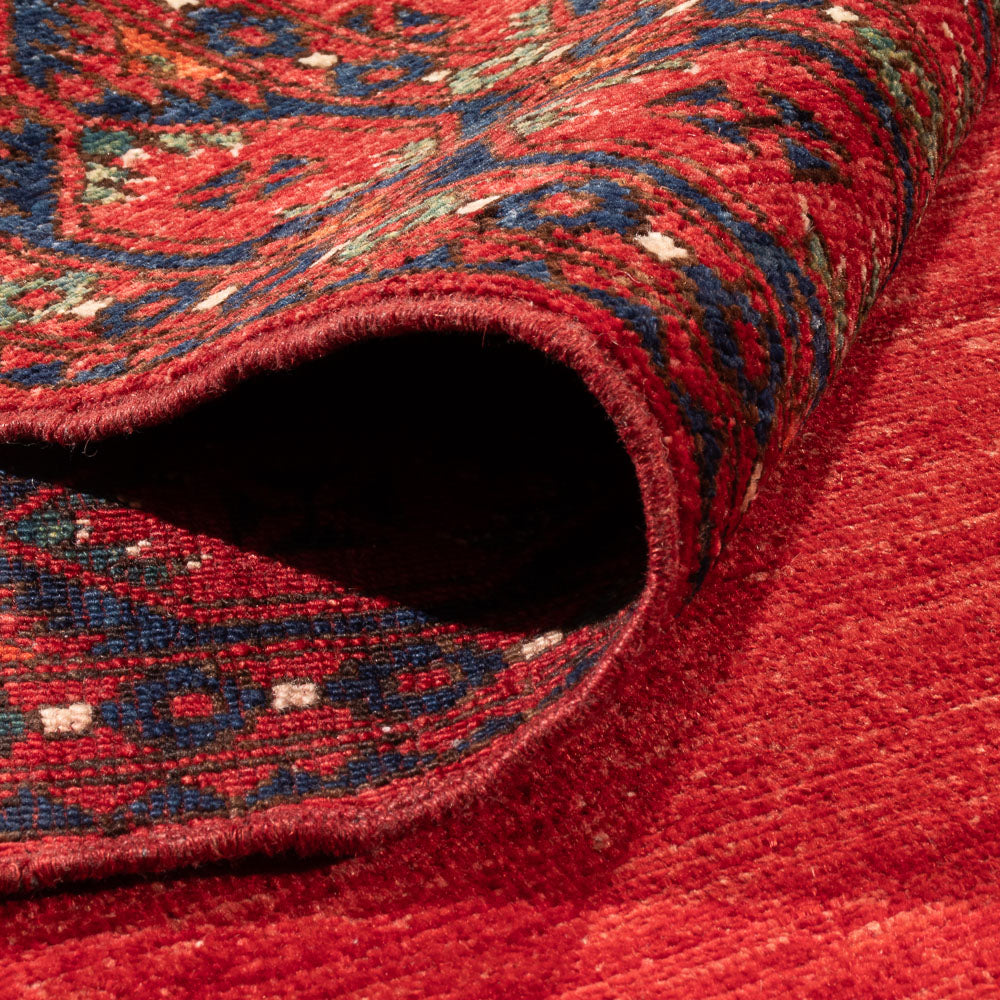 Afghan Teppich - Kunduz - 291 x 212 cm - rot