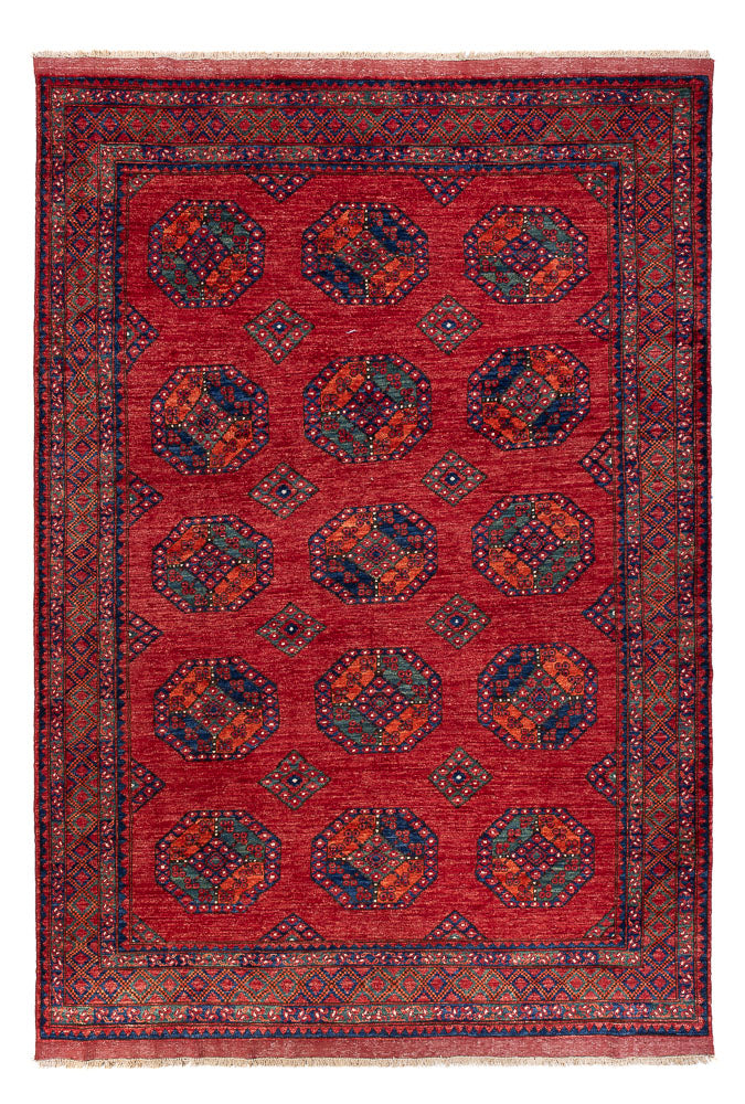 Afghan Teppich - Kunduz - 297 x 207 cm - rot