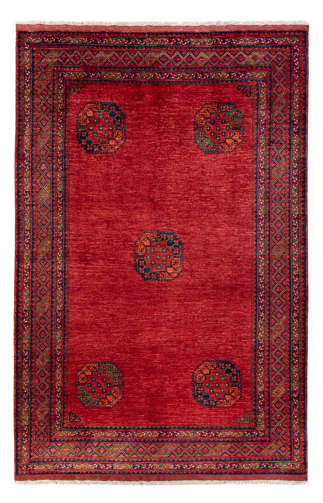 Afghan Teppich - Kunduz - 305 x 204 cm - rot