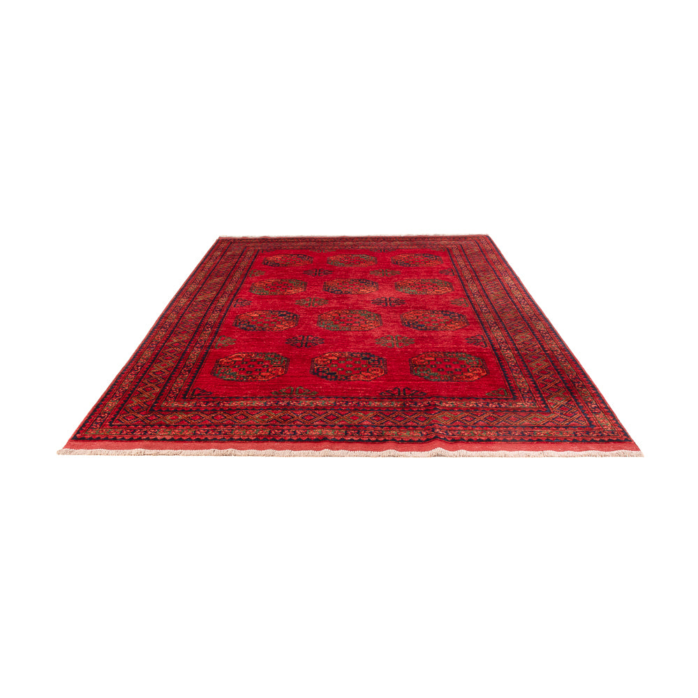 Afghan Teppich - Kunduz - 305 x 203 cm - rot