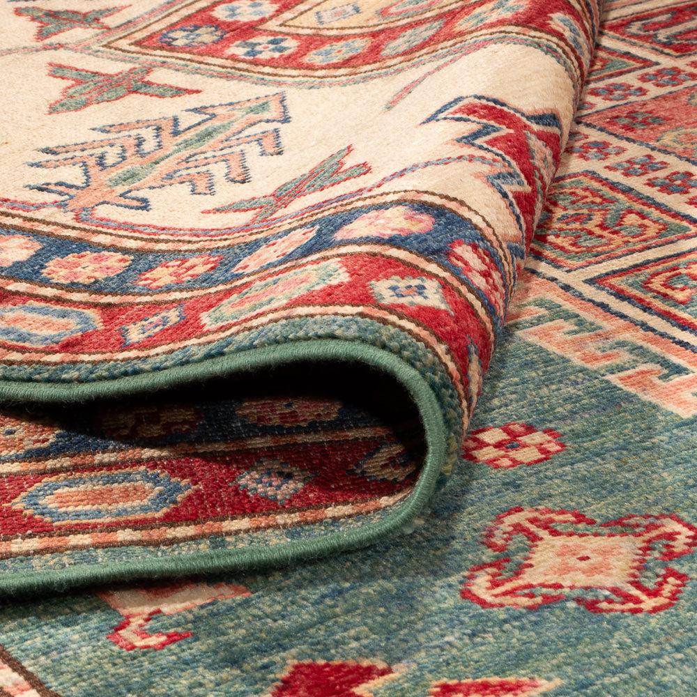 Ziegler Teppich - Kazak - 301 x 205 cm - grün