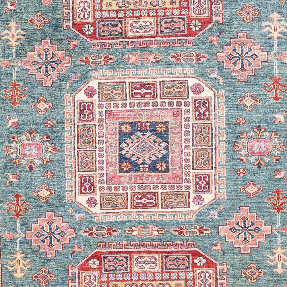 Ziegler Teppich - Kazak - 296 x 204 cm - grün