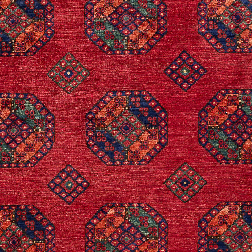 Afghan Teppich - Kunduz - 300 x 206 cm - rot